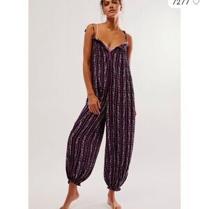 Rule the World Maxi Romper - hot pink combo